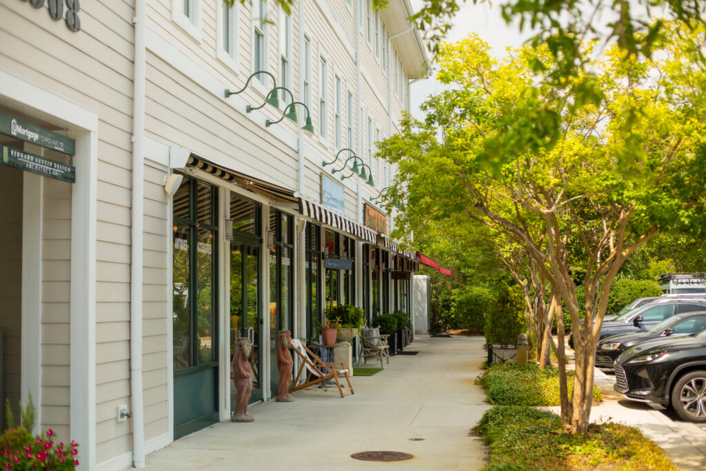 Exterior Lumina Station shopping outlet near Wrightsville Beach