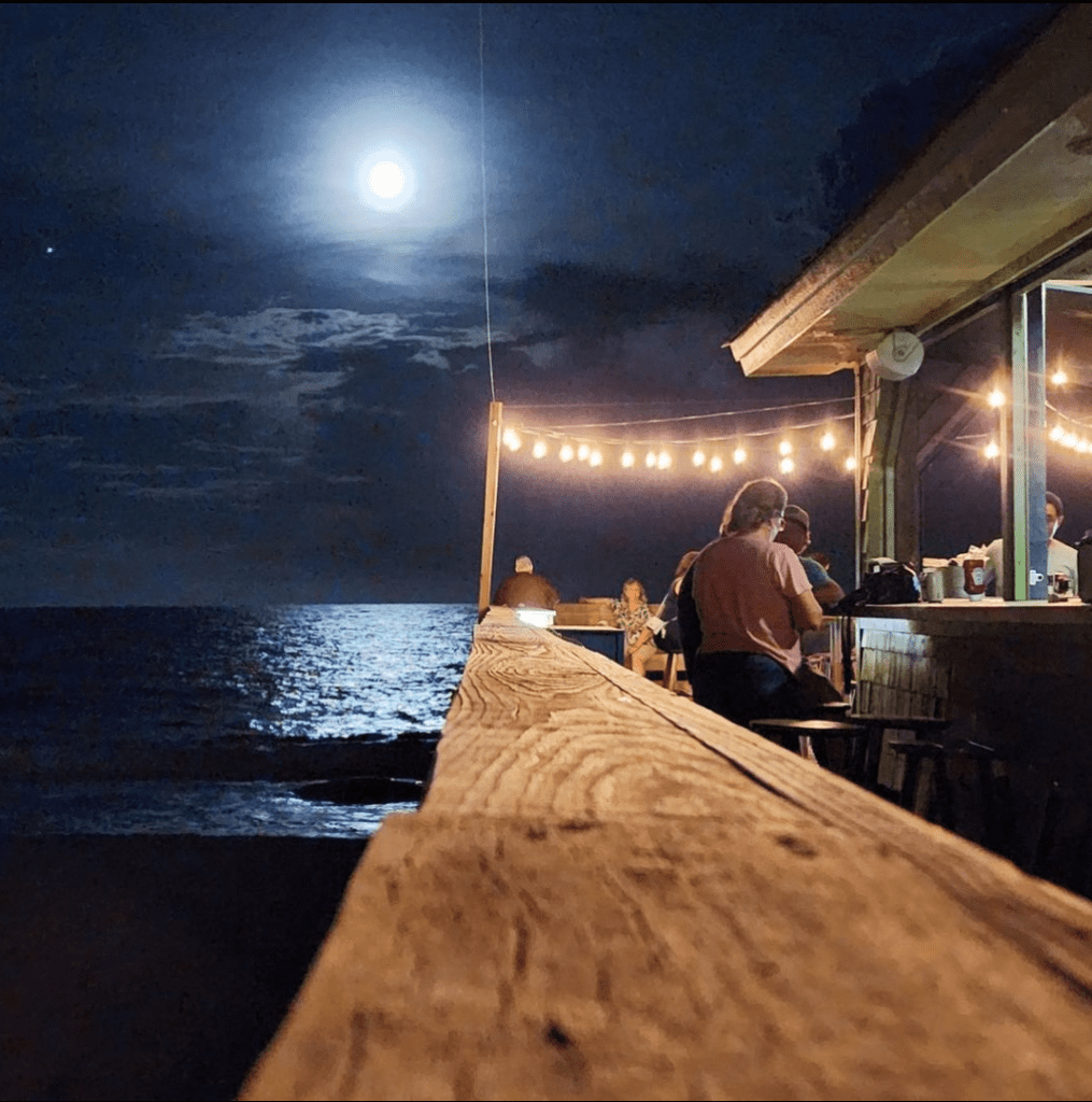 Exterior Ocean Grill and Tiki Bar Carolina Beach, North Carolina