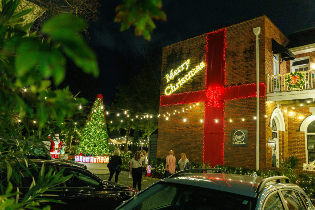 Exterior of Concorde Espresso Bar, runner-up in Best in Glow in ILM Battle of the Bulbs