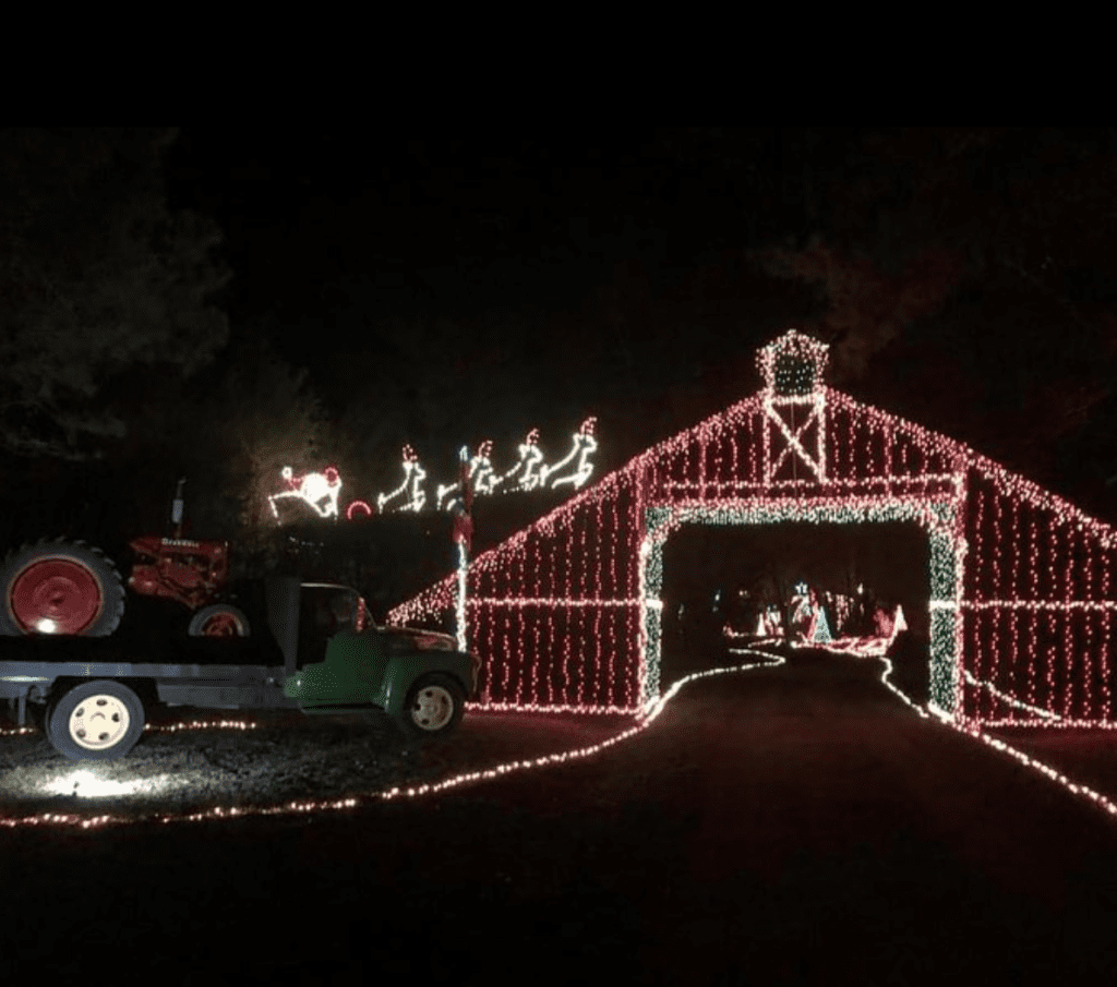 The Christmas Lights Hayride at Mike's Farms