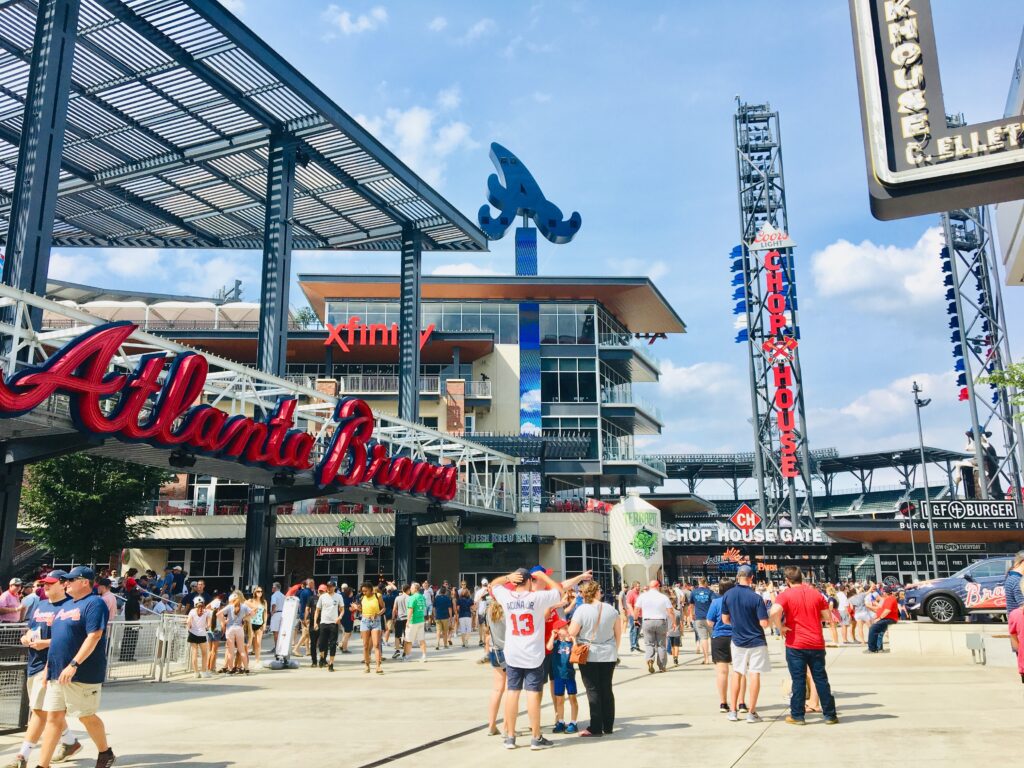 Exterior Atlanta Braves stadium