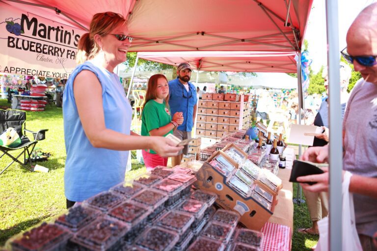 The annual North Carolina Blueberry Festival