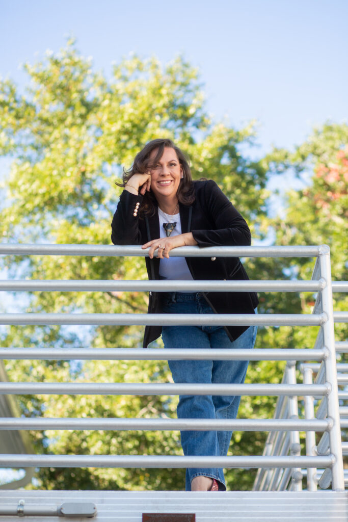 Andrea Arth in the Cargo District in Wilmington NC