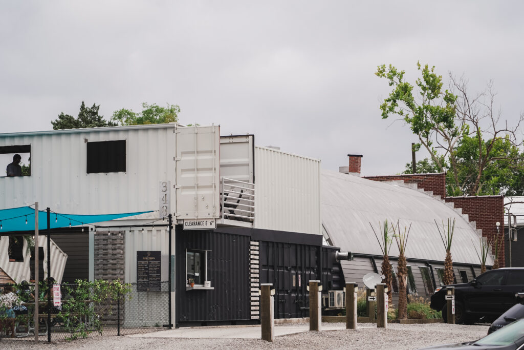 Cargo District alcove building. Cargo District Summer Fest