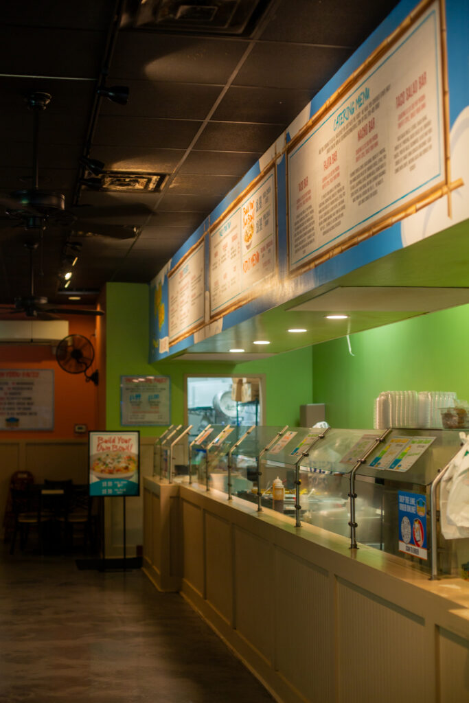 Counter at Islands Fresh Mex Grill for Local Spots for College Students on a Budget Arth Real Estate Group