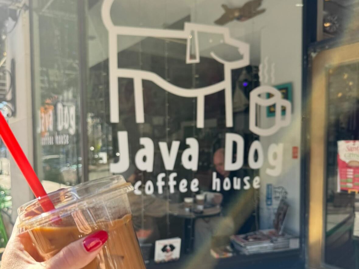 Coffee from Java Dog in Downtown Wilmington's The Cotton Exchange